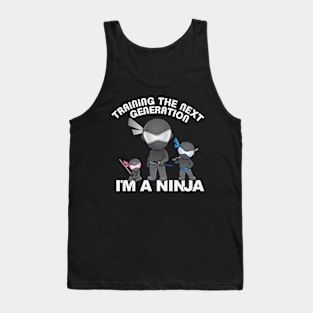 Training the Next Generation 2 x I'M A NINJA Tank Top